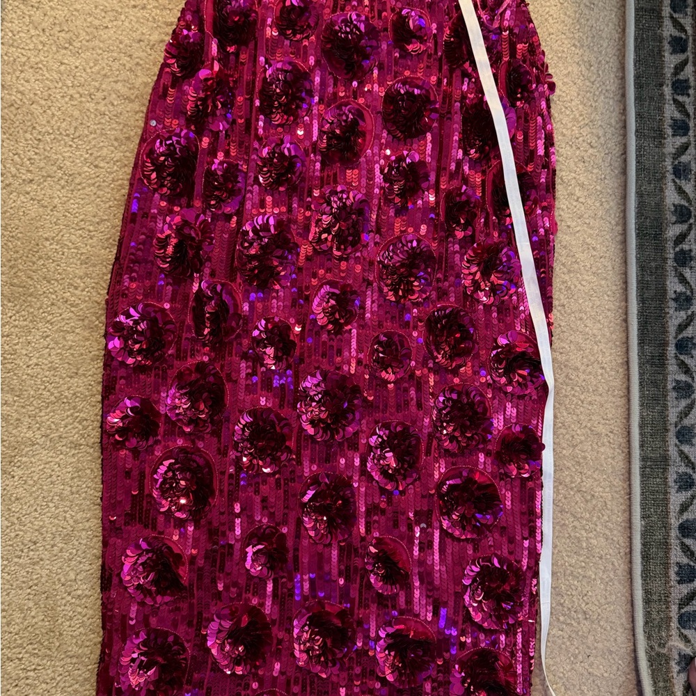 Nastygal Sequin Embellished Pink Skirt - Picture 3 of 5